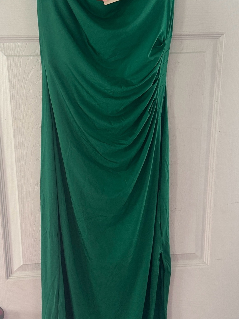 Shapewear Solid Cowl Neck Ruched Sculpting Maxi Dress - Picture 5 of 6